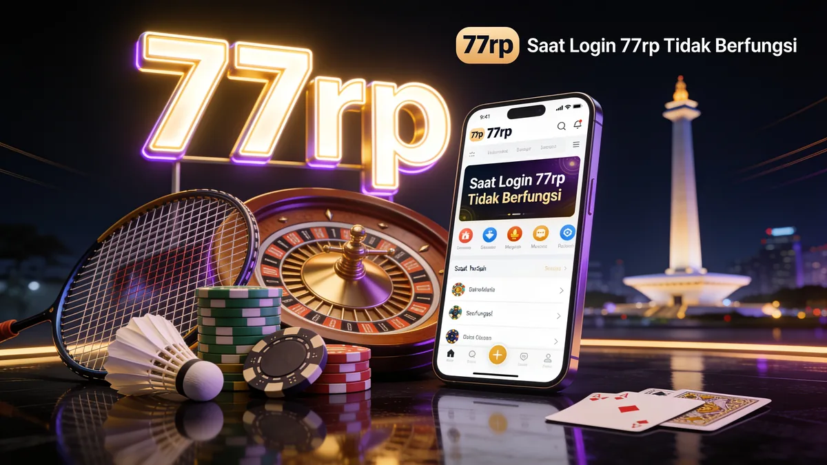 Saat Login 77rp Tidak Berfungsi untuk pemain di Indonesia